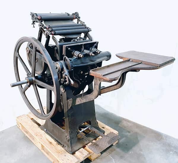 Historical Foot Pedal Platen DIAMANT