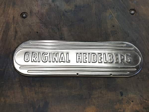 OHT Heidelberg Plate