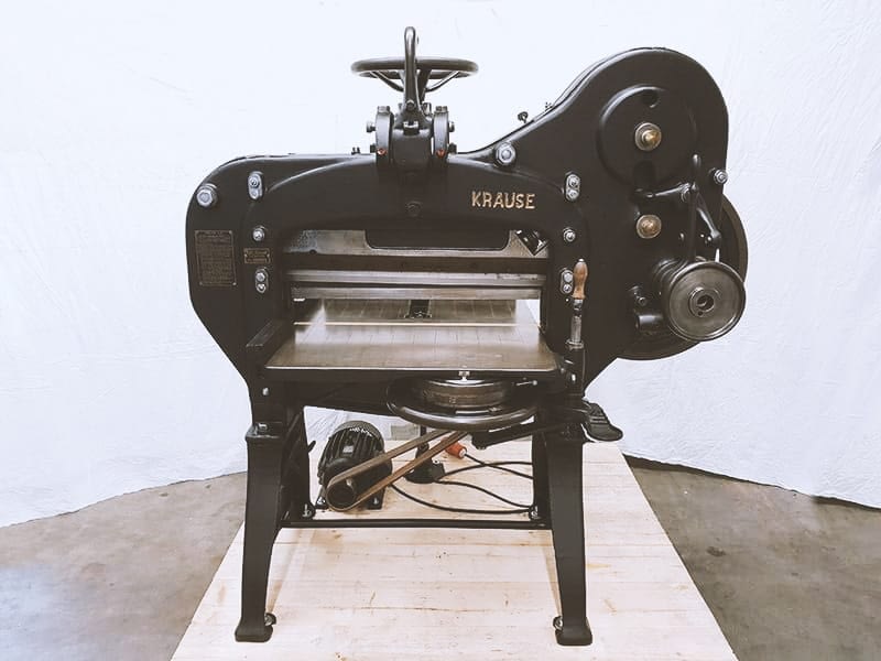 Karl Krause Leipzig Cuttingmachine